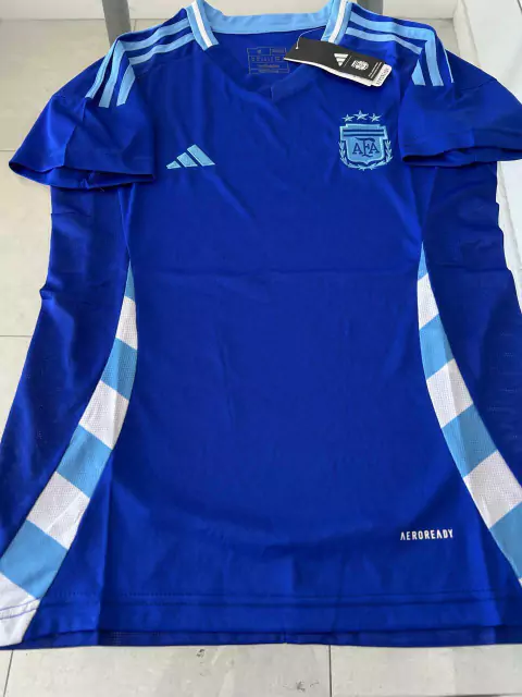 Camiseta adidas Argentina Mujer Suplente Azul 2024 2025 #SALE