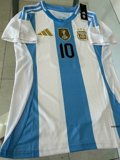 Camiseta adidas Argentina Mujer Titular Messi 10 2024 2025 #SALE en internet