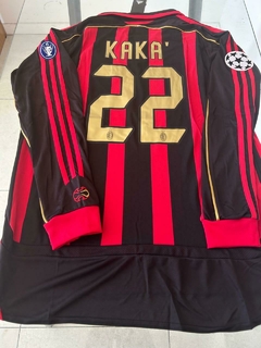 Camiseta Manga Larga Adidas Milan Retro Titular Kaka 22 2006 2007 - comprar online