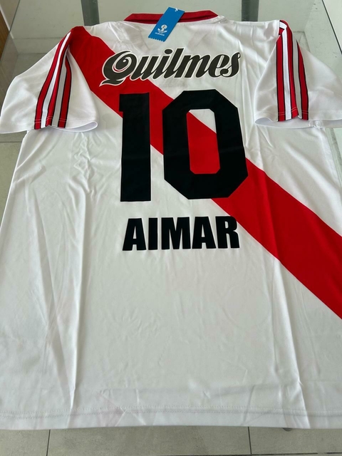 Camiseta Adidas Retro River Titular Aimar 10 1998 1999 #RODAINDUMENTARIA - comprar online