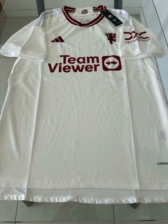 Camiseta Adidas Manchester United Suplente Blanca 2023 2024 #SALE - comprar online