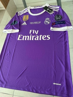 Camiseta Adidas Retro Real Madrid Violeta Matchday Final Vs. Juventus 2016 2017 #SALE en internet