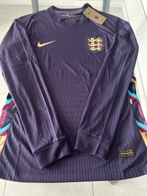 Camiseta Nike Vaporknit Inglaterra Manga Larga Suplente 2024 2025 Match - comprar online