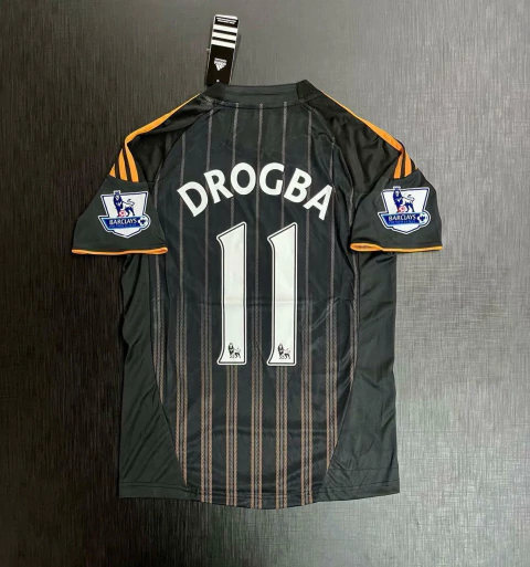 Camiseta adidas Retro Chelsea Negra Suplente Drogba 11 2010 2011 - comprar online
