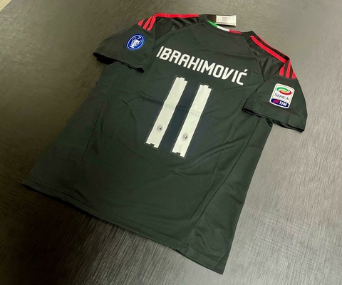 Camiseta adidas Milan Retro Suplente Negra Ibrahimovic 11 2010 2011 - comprar online