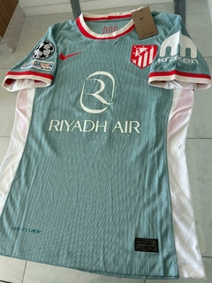 Camiseta Nike Vaporknit Atletico Madrid Suplente Gris Julian Alvarez 9 2024 2025 Match - Roda Indumentaria