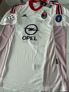 Camiseta adidas Retro Milan Suplente Blanca Crespo 11 2002 2003 - Roda Indumentaria