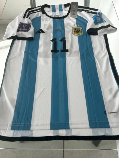 Camiseta Adidas Retro Argentina Titular Di Maria 11 2022 Matchday Final Vs. Francia - comprar online
