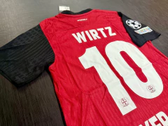 Camiseta Castore Bayer Leverkusen Titular Wirtz 10 2024 2025 Match
