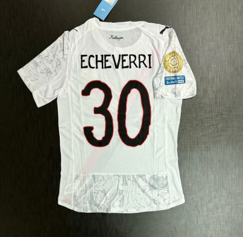 Camiseta Puma Manchester City Match Suplente Blanca Diablito Echeverri 30 2025 2026 Parche Mundial de Clubes - comprar online