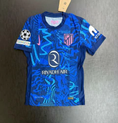 Camiseta Nike Vaporknit Atletico Madrid Suplente Azul Tercera Angel Correa 10 2024 2025 Match en internet