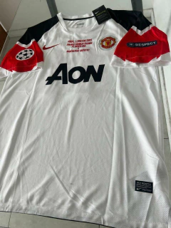 Camiseta Nike Retro Manchester United Suplente Blanca Giggs 11 2010 2011 Matchday - Roda Indumentaria