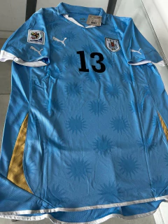 Camiseta Puma Retro Uruguay Titular Abreu 13 2010 - tienda online
