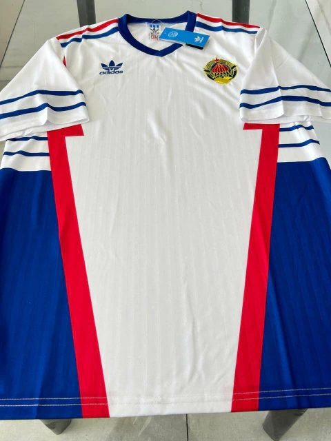 Camiseta adidas Yugoslavia Retro Suplente Blanca 1990 - comprar online