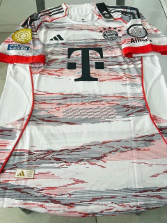 Camiseta Adidas HeatRdy Bayern Munich Suplente Blanca Kane 9 2025 2026 Parches Mundial de Clubes en internet