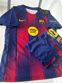 Kit Niño Camiseta + Short Barcelona Titular Lamine Yamal 10 2025 2026 - tienda online