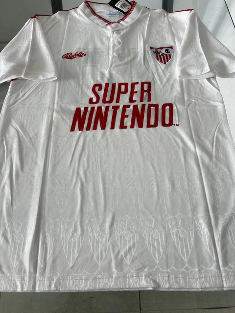 Camiseta Butka Retro Sevilla Titular Maradona 10 1991 1992 Super Nintendo - comprar online