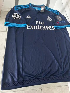 Camiseta Adidas Retro Real Madrid Suplente Azul Ronaldo 7 2015 2016 - tienda online