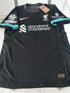 Camiseta Nike Vaporknit Liverpool Suplente Negra Virgil Van Dijk 4 2024 2025 Match en internet