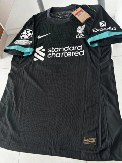 Camiseta Nike Vaporknit Liverpool Suplente Negra Virgil Van Dijk 4 2024 2025 Match - Roda Indumentaria