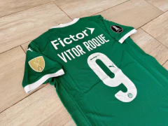 Camiseta Puma Palmeiras Titular Vitor Roque 9 2025 2026 Match Parches Libertadores