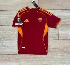 Camiseta Adidas Heat.Rdy AS Roma Titular Dybala 21 2025 2026 Parches Europa League en internet