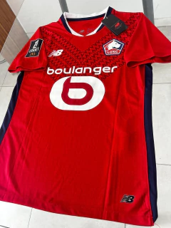 Camiseta New Balance Lille Titular J. David 9 2024 2025 Match - Roda Indumentaria