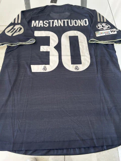 Camiseta Adidas HeatRdy Real Madrid Suplente Azul Mastantuono 30 2025 2026 Parches Champions - comprar online