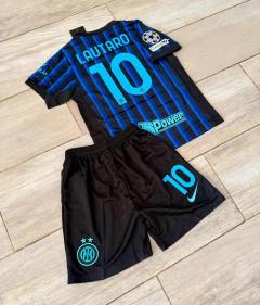 Kit Niño Camiseta + Short Inter Titular Lautaro Martinez 10 2025 2026 - comprar online