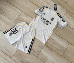 Kit Niño Camiseta + Short Real Madrid Titular Mastantuno 30 2025 2026 - Roda Indumentaria