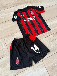Kit Niño Camiseta + Short Milan Titular Modric 14 2025 2026 - tienda online