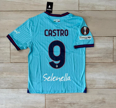 Camiseta Macron Bologna Suplente Celeste Santi Castro 9 2025 2026 - comprar online