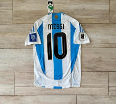 Camiseta adidas Argentina HeatRdy Titular Messi 10 Parche Campeon + Eliminatorisa 2024 2025 3 Estrellas Match en internet