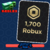 ROBLOX 1700 ROBUX