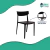 Silla De Comedor Roma x4 Unidades Negra - HDC Group