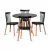 Silla de Comedor Windsor x6 Unidades Negra en internet