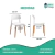 Silla De Comedor Milan x4 Unidades Blanca - tienda online