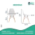 Silla De Comedor Eames x6 Unidades Blanca - tienda online
