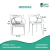 Silla De Comedor Allegra Master x4 Unidades Blanca - tienda online