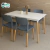 Silla De Comedor Milan x4 Unidades Gris en internet