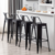 Banqueta Taburete Tolix x4 Unidades Negra - comprar online