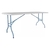 Mesa Plegable Rectangular 180 x 70 Color Blanca Para Jardin Camping - comprar online