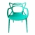 Silla De Comedor Allegra Master Flia Hdc Group, X4 Unidades Color Verde Agua - comprar online