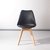 Imagen de Silla de Comedor Tulip X2 Unidades Negra