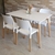 Silla De Comedor Milan x12 Unidades Blanca - comprar online