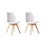 Silla de Comedor Tulip x2 Unidades Blanca - HDC Group