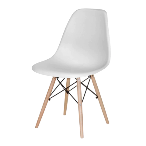 Silla De Comedor Eames x4 Unidades Blanca - comprar online
