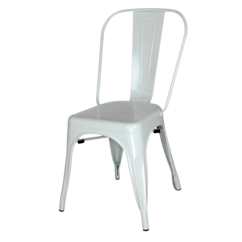 Silla De Comedor Tolix x2 Unidades Blanca - comprar online