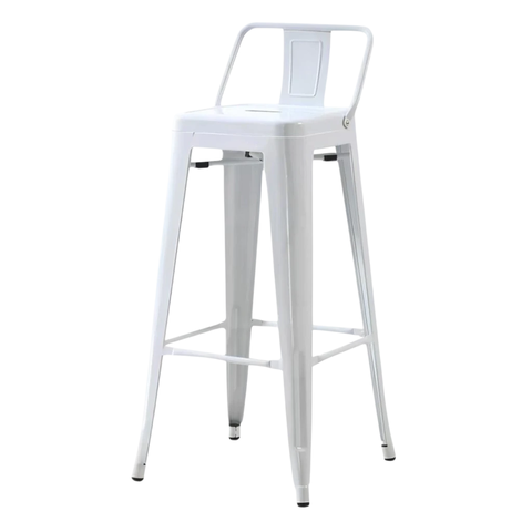 Banqueta Taburete Tolix x2 Unidades Blanca - comprar online
