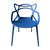 Silla De Comedor Allegra Master Flia Hdc Group, X4 Unidades Color Azul - comprar online